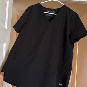 Figs maternity scrub top